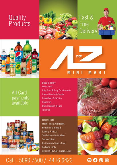 A to Z Mini Mart - Qatar|213 zone 74 Building number 239 Bujleeb Complex