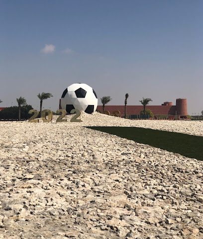 Madīnat ash Shamāl football club roundabout - Umm Şalāl 'Alī -