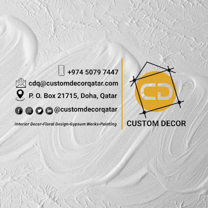Custom Decor - Doha - +974 5079 7447